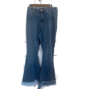 Fashion Nova flared jeans size xxl